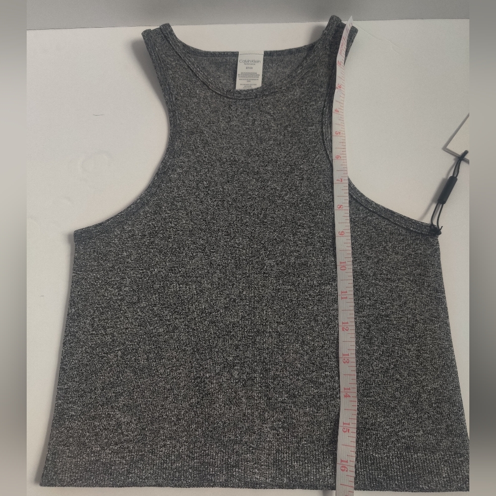 🆕 Calvin Klein Active Athleisure gray Compression Sports Bra_Small - Picture 6 of 7